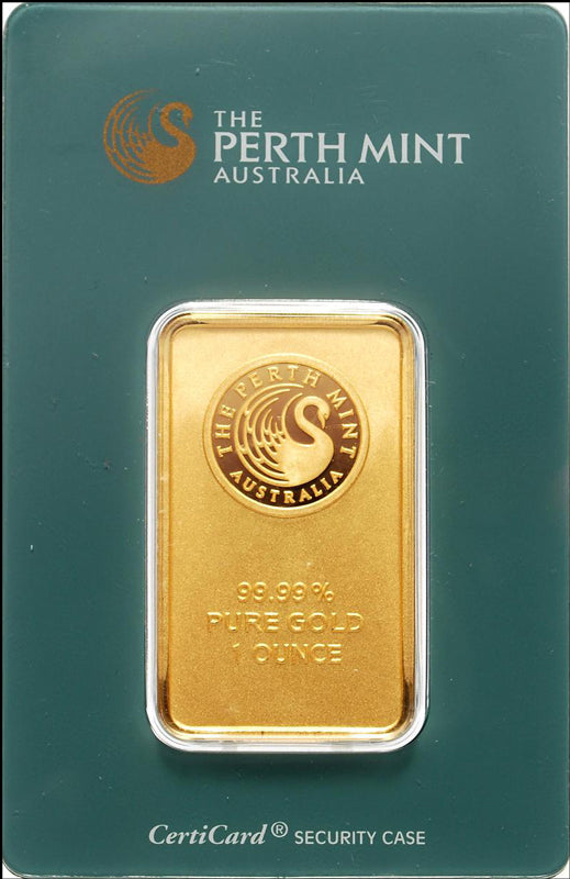 Perth Mint Gold Bar – 99.99% Fine Gold