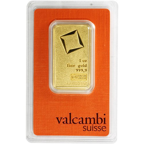 Valcambi Gold Bar - Various sizes